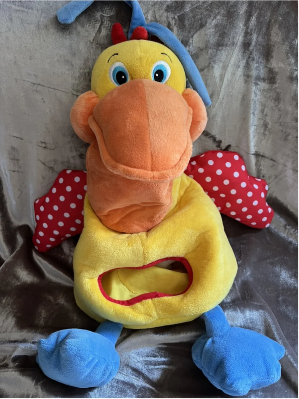 MELISSA AND DOUG K'S KIDS HUNGRY PELICAN #9154 PLUSH FIGURE TOY. SEE PHOTOS